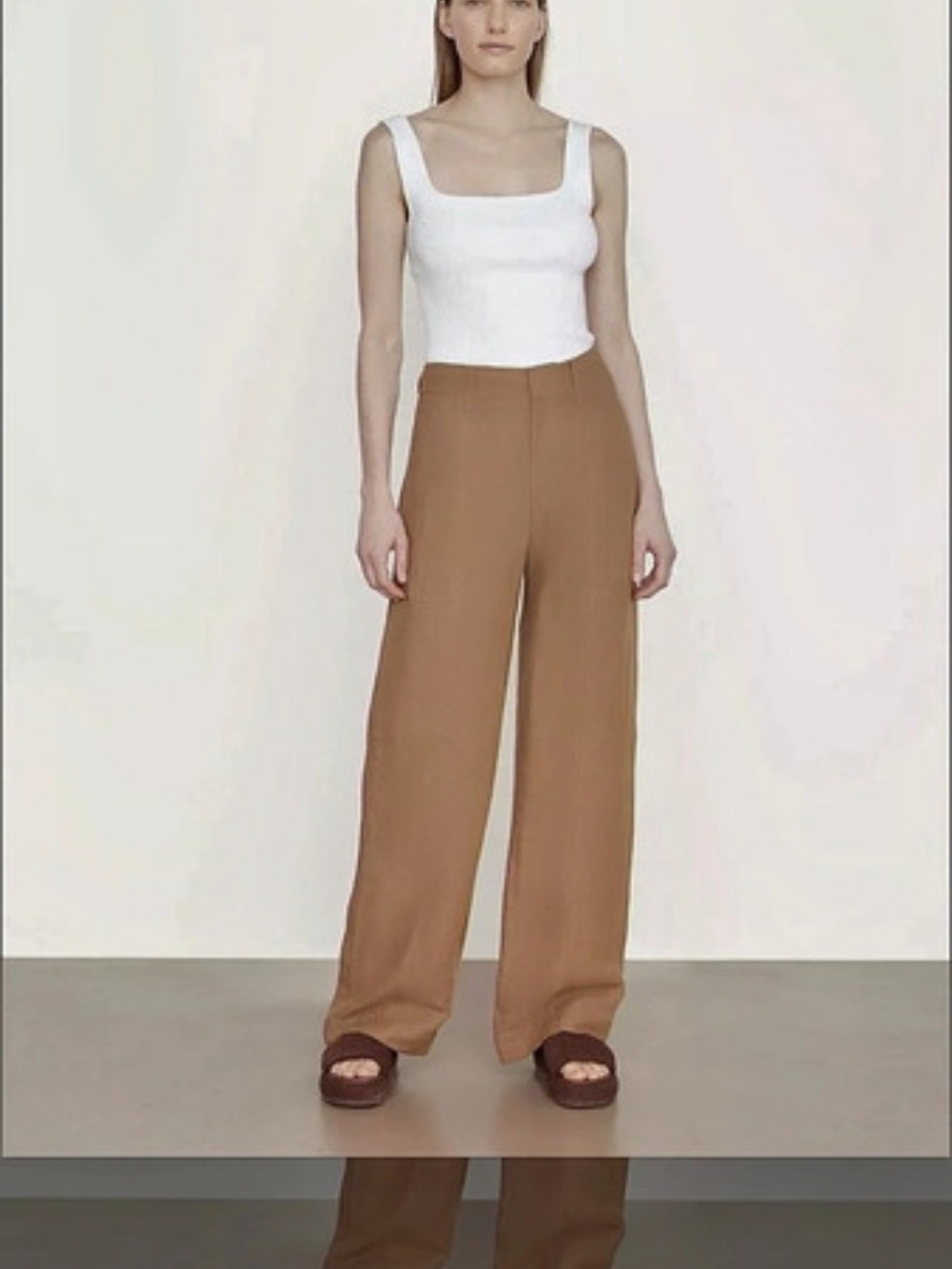 Vince Wide-Leg Utility Pant Brown Size 12